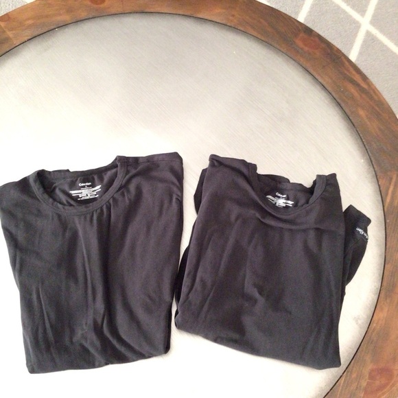 Mens Set of 2 Calvin Klein Cotton Classics Crewneck T-shirts - Picture 1 of 4